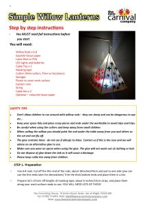 Willow Lanterns - Simple Pyramid 1